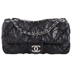 Chanel Ultra Stitch Flap Bag Beige Python in 2023