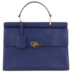 Balenciaga Le Dix Zip Cartable Top Handle Bag Leather Medium