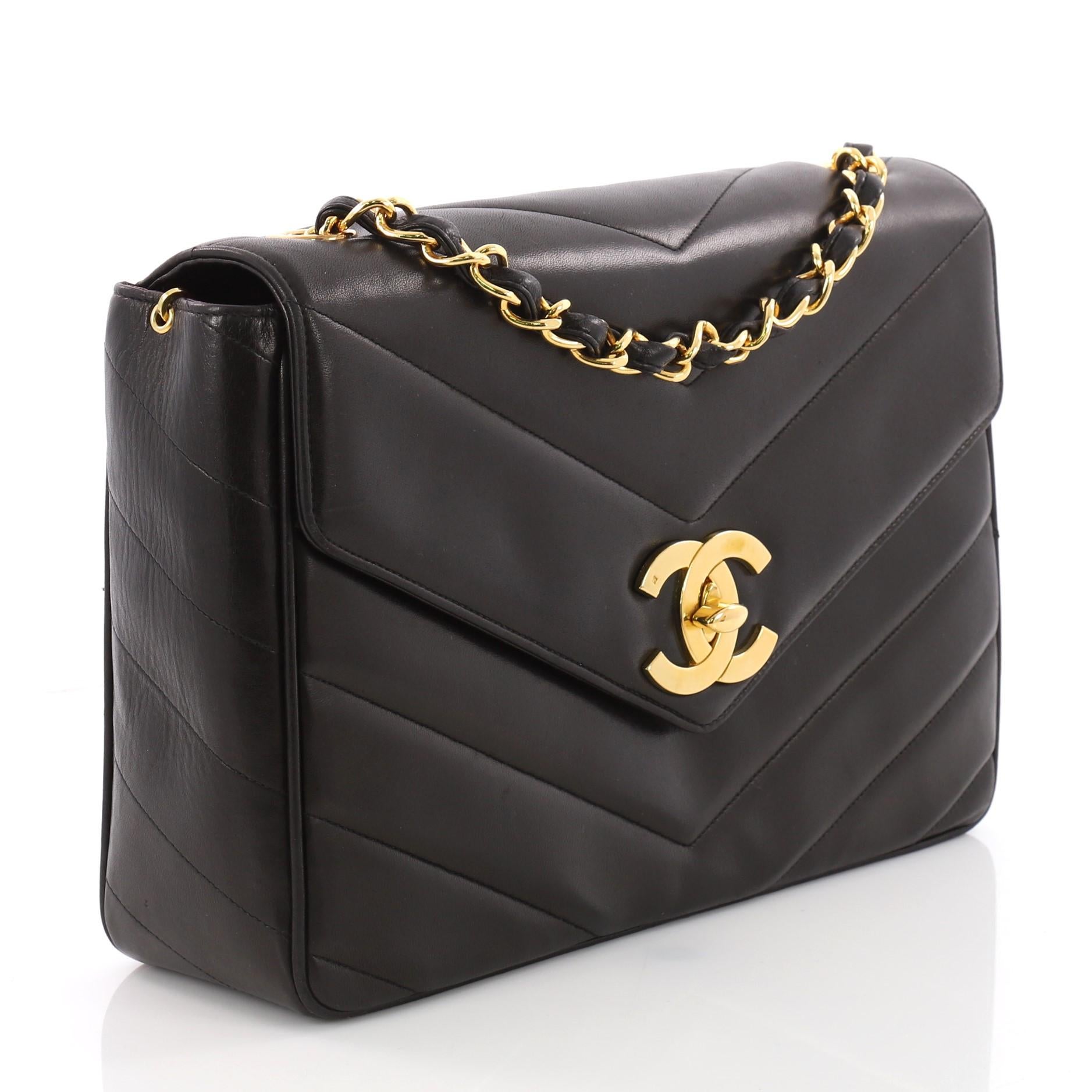 chanel vintage envelope flap bag