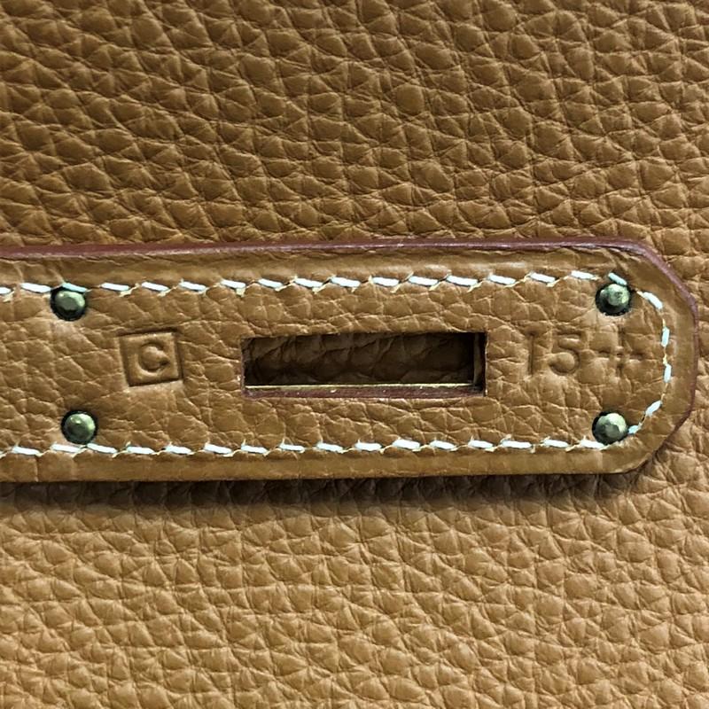 Hermes Kelly Handbag Gold Togo with Gold Hardware 32 4