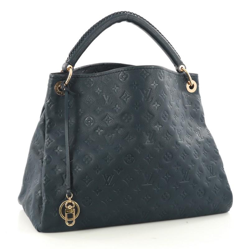 Louis Vuitton Artsy Handbag Monogram Empreinte Leather MM In Excellent Condition In NY, NY