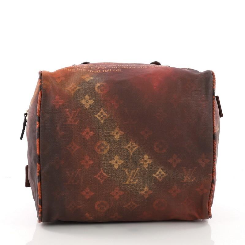 Women's Louis Vuitton Mancrazy Jokes Handbag Monogram Canvas and Snakeskin