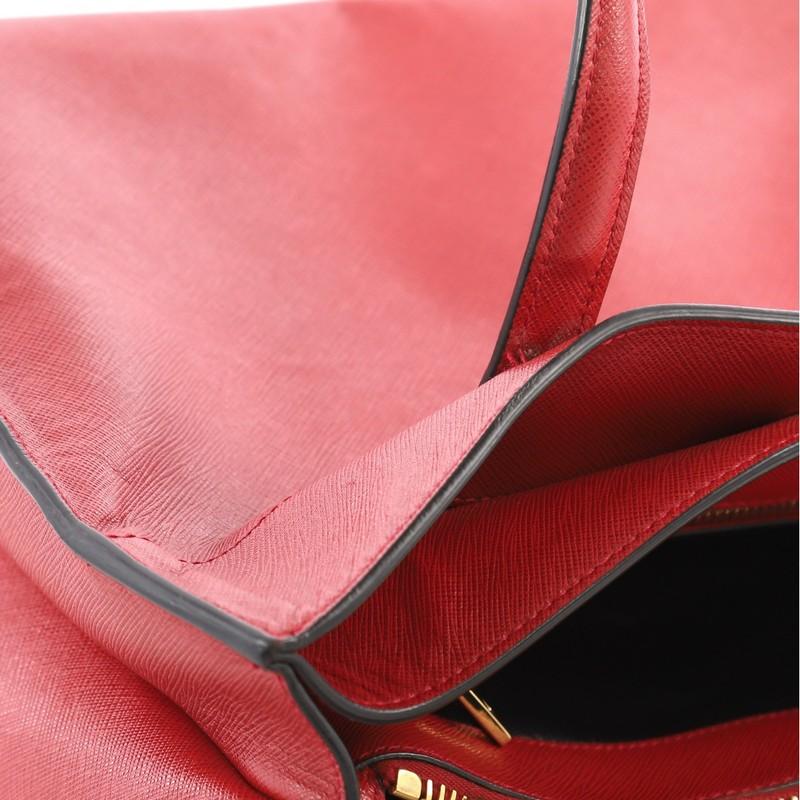 Prada Soft Triple Pocket Convertible Tote Saffiano Leather 3