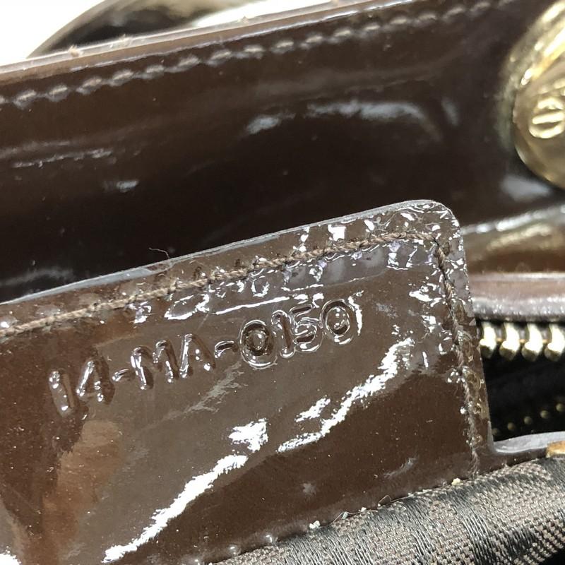 Christian Dior Lady Dior Handbag Cannage Quilt Patent Medium 5