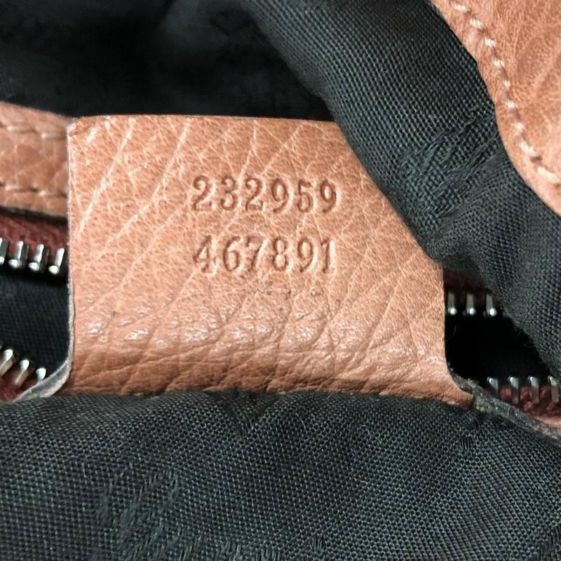 Gucci Bamboo Bar Shoulder Bag Leather Medium  5
