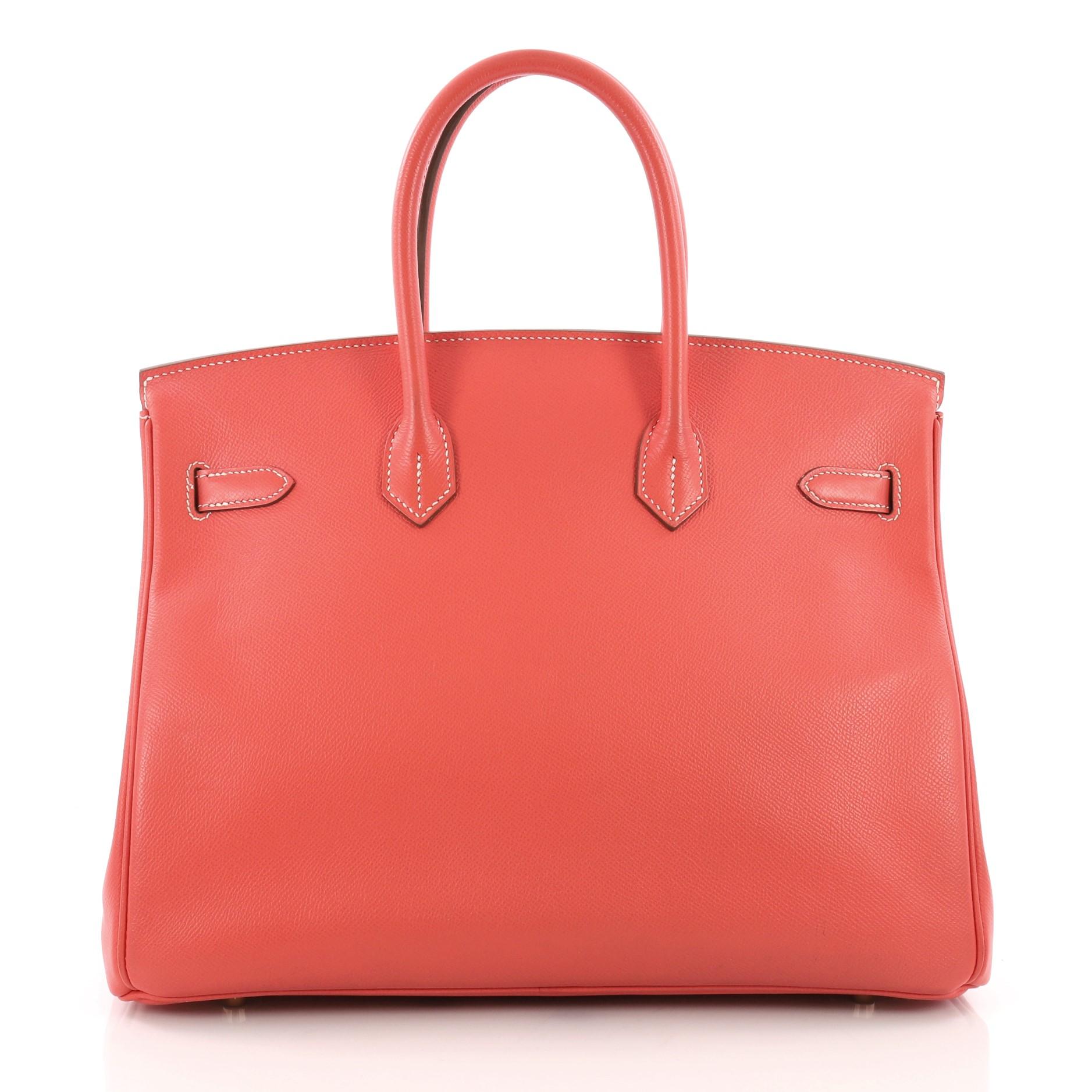 Women's Hermes Candy Birkin Handbag Epsom 35