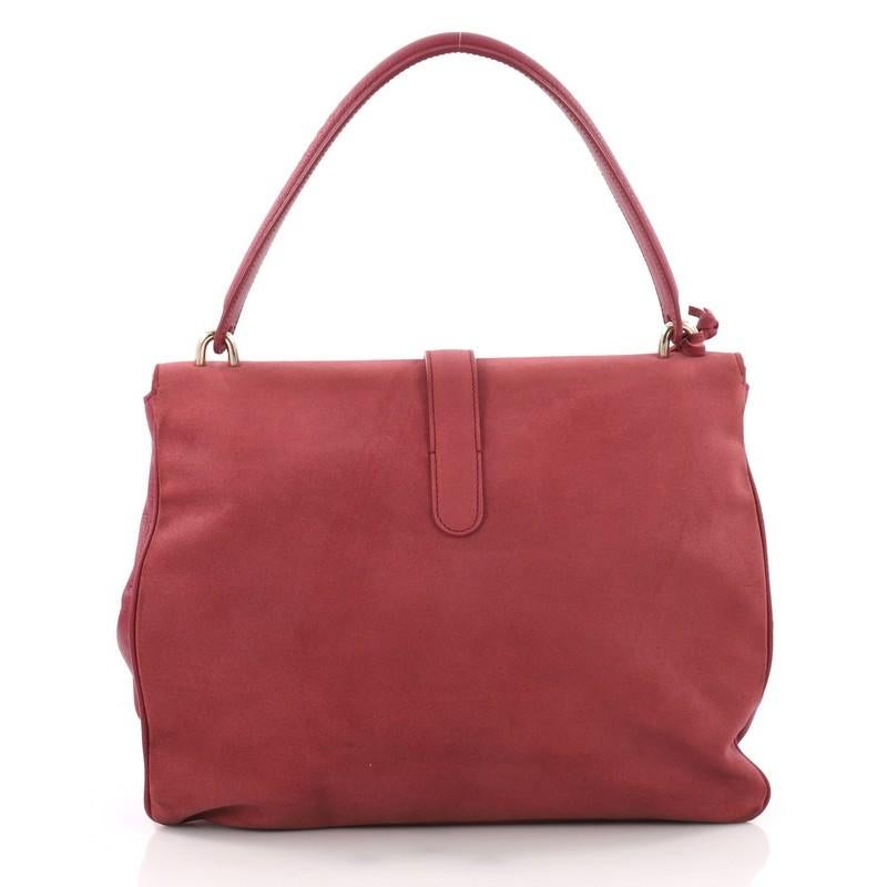Balenciaga Tube Square Handbag Suede Small  In Good Condition In NY, NY