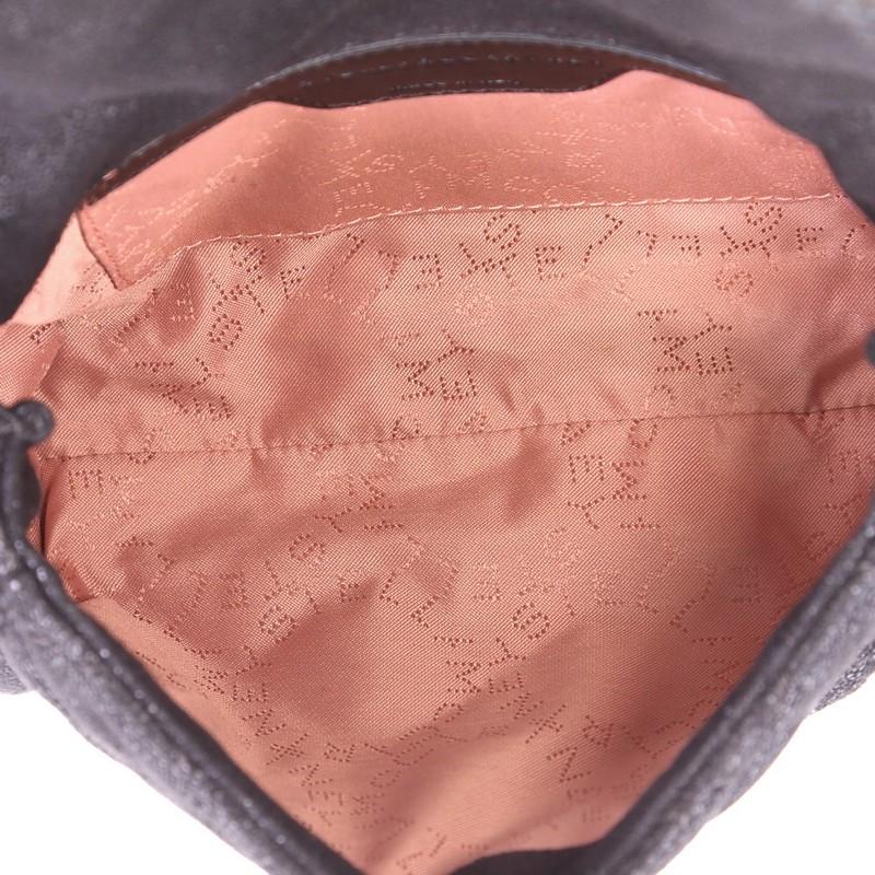 Stella McCartney Falabella Fold Over Flap Crossbody Bag Quilted Shaggy Deer Mini 1
