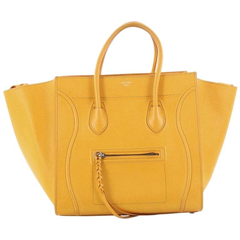 Celine Phantom Handbag Grainy Leather Medium at 1stDibs
