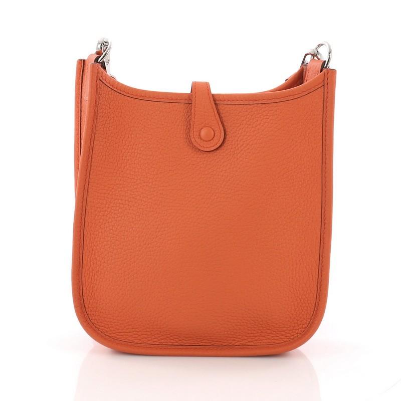 Hermes Evelyne Crossbody Gen III Clemence TPM In Good Condition In NY, NY
