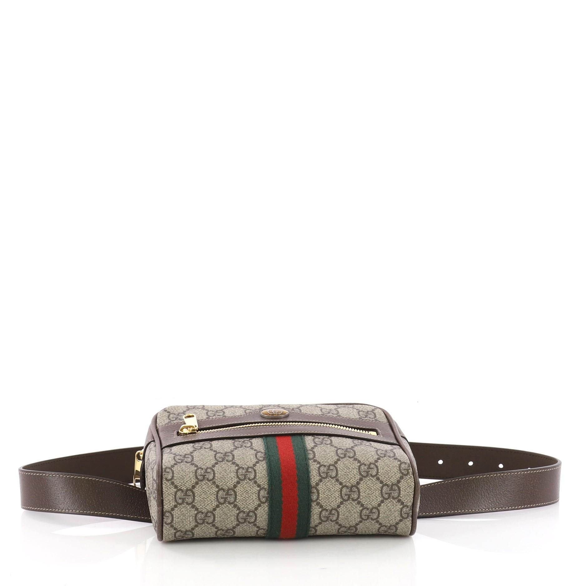 Women's or Men's Gucci Ophidia Belt Bag GG Coated Canvas Small