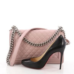 Chanel Boy Flap Bag Quilted Calfskin New Medium