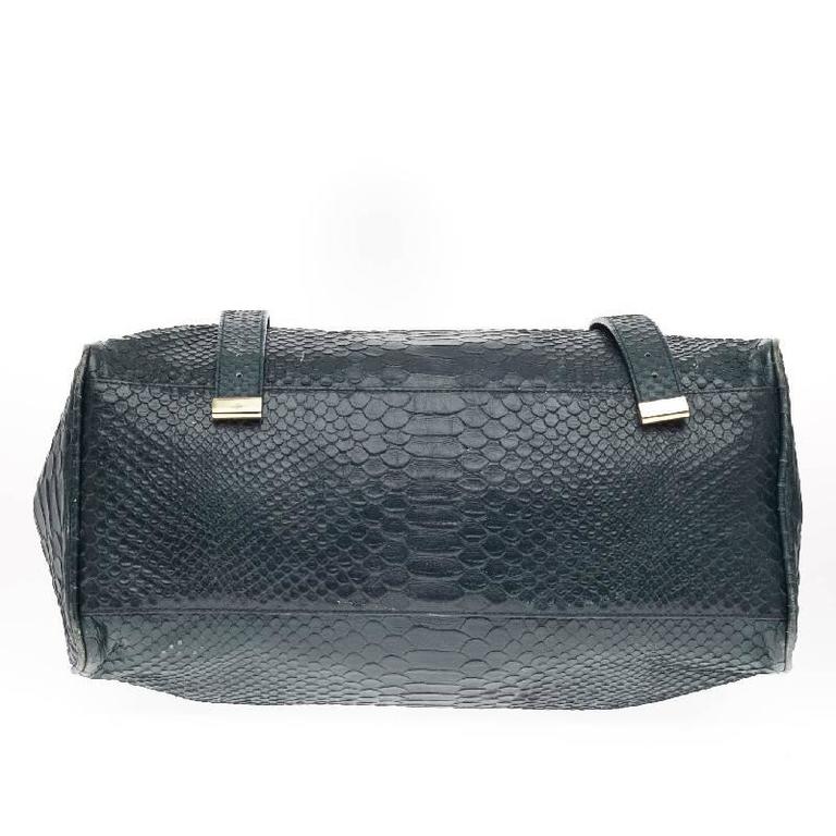 Mulberry Alexa Medium Leather Snake Skin Installation Auth Handbag Shoulder  Bag