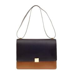 Celine Case Flap Bag Leather Large