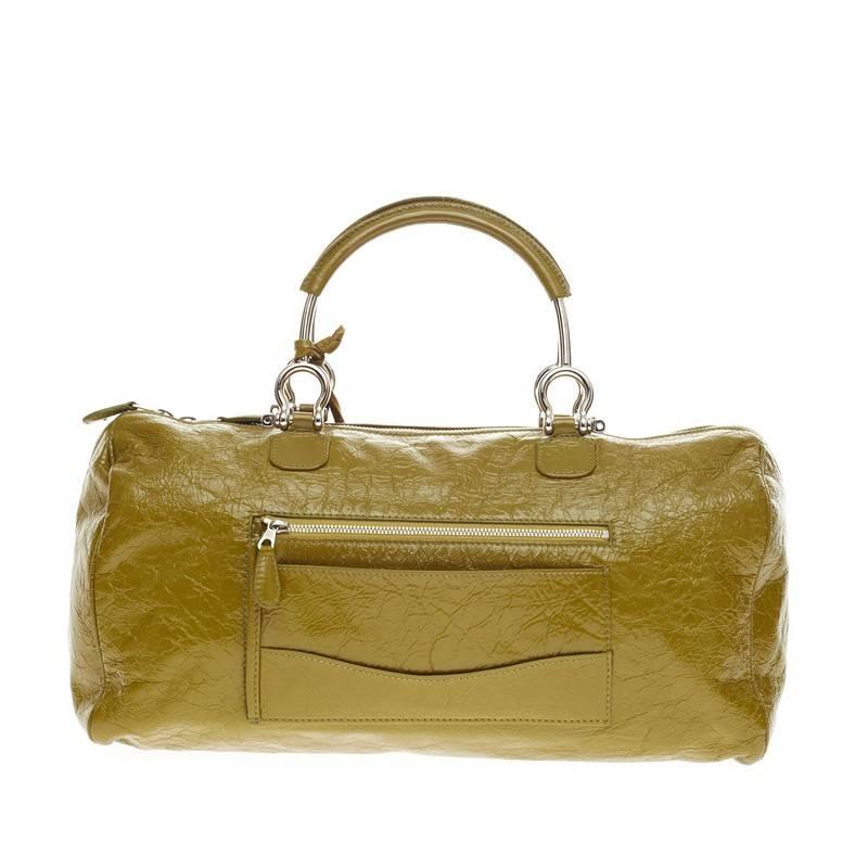 Lime Green Duffle Bag For Sale on 1stDibs