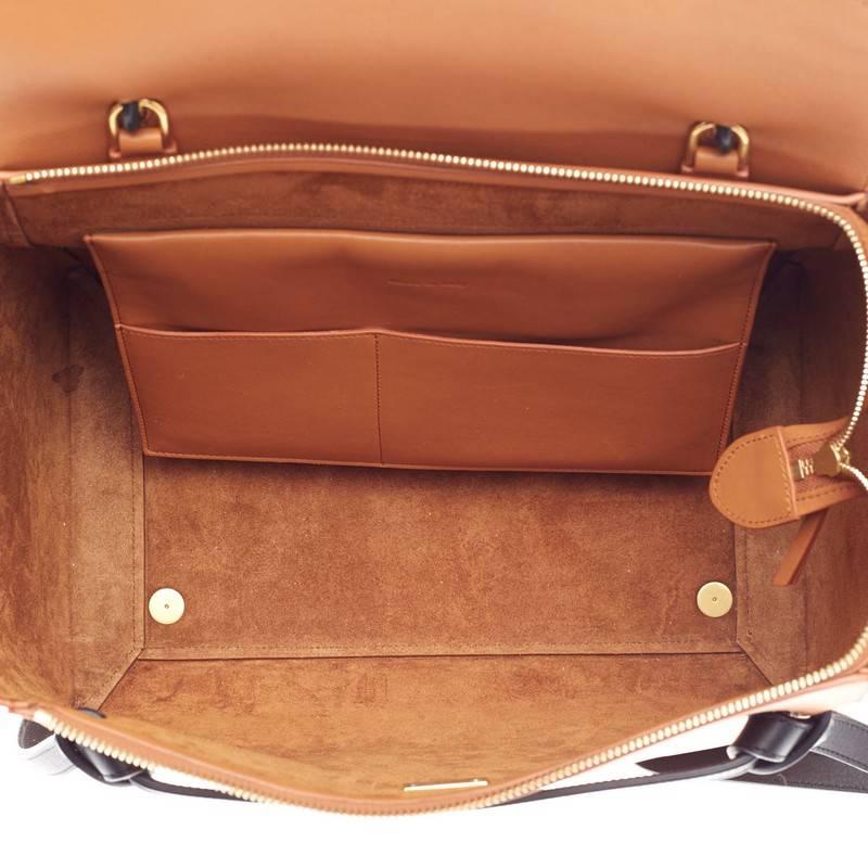 Celine Belt Bag Bicolor Leather Small In Good Condition In NY, NY