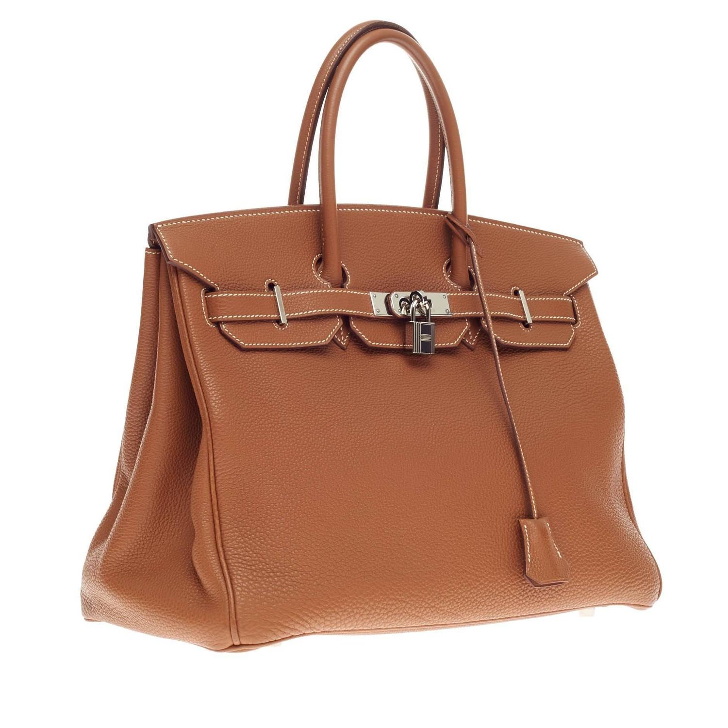 hermes craie togo birkin 35cm gold hardware  