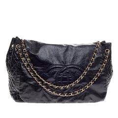 Chanel Rock and Chain Flap Bag Patent Large