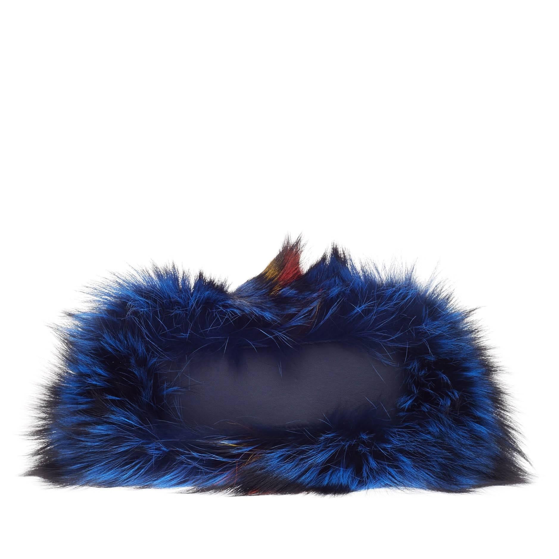 Fendi Limited Edition Peekaboo Fox Fur Mini at 1stDibs