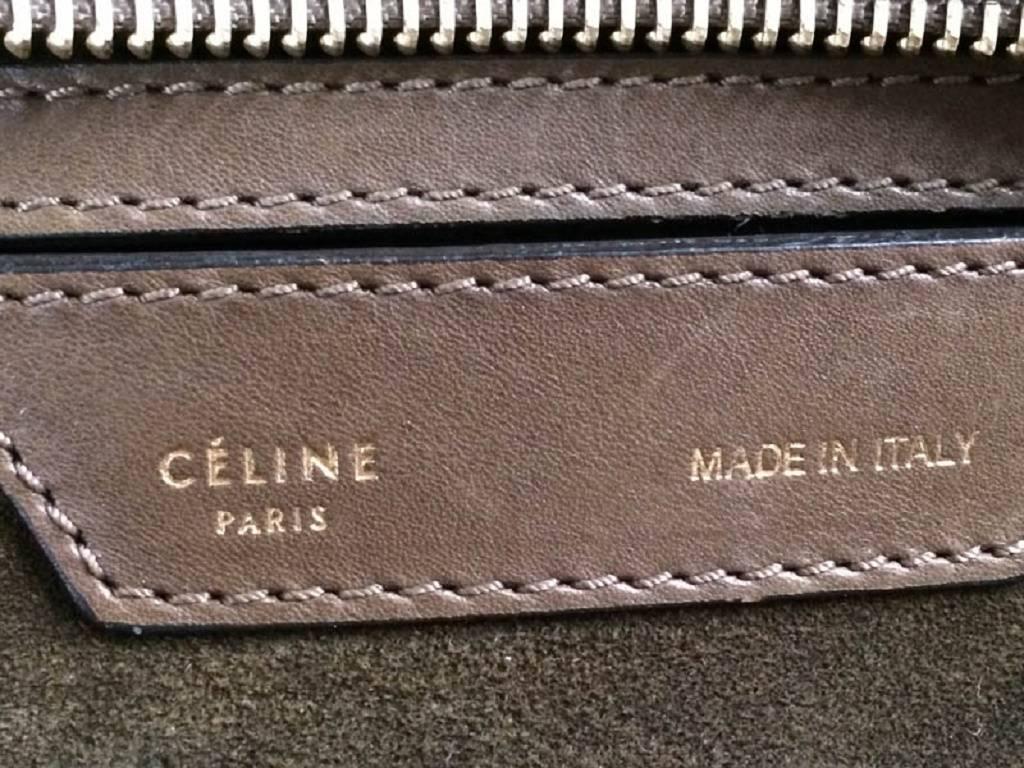 Celine Trapeze Suede Medium 4