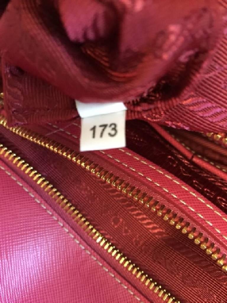 Prada Tote Canvas and Saffiano Leather at 1stdibs
