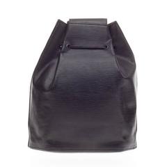 Louis Vuitton Sac a Dos Drawstring Backpack Epi Leather 