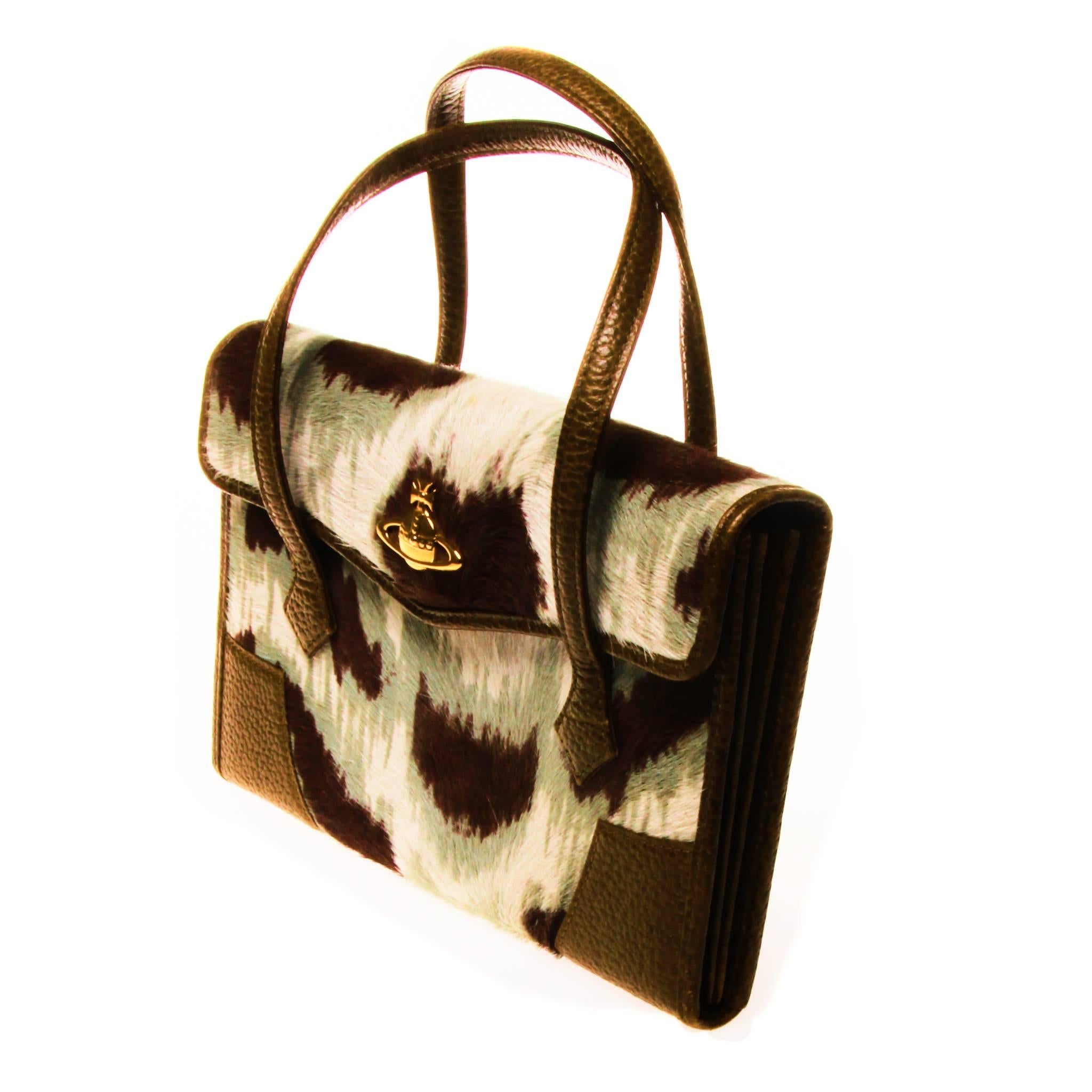 Vivienne Westwood Ponyhair Wallet Handbag