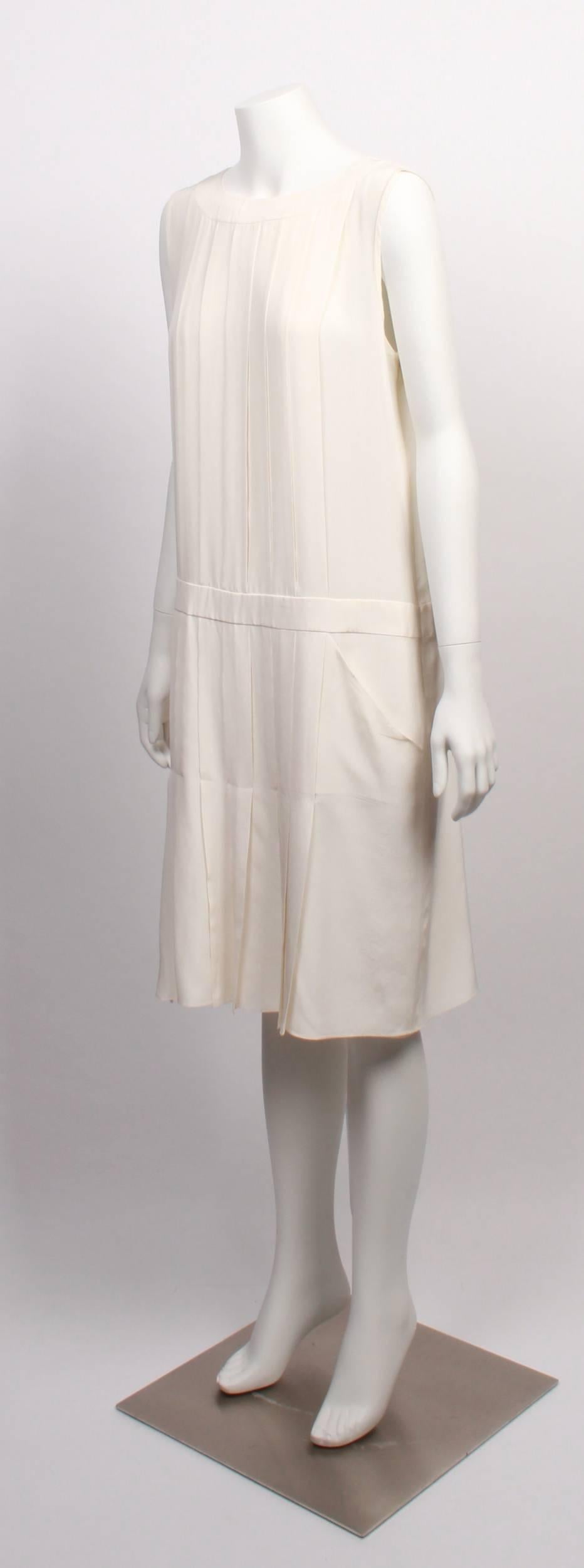 Beige CHANEL Flapper Dress