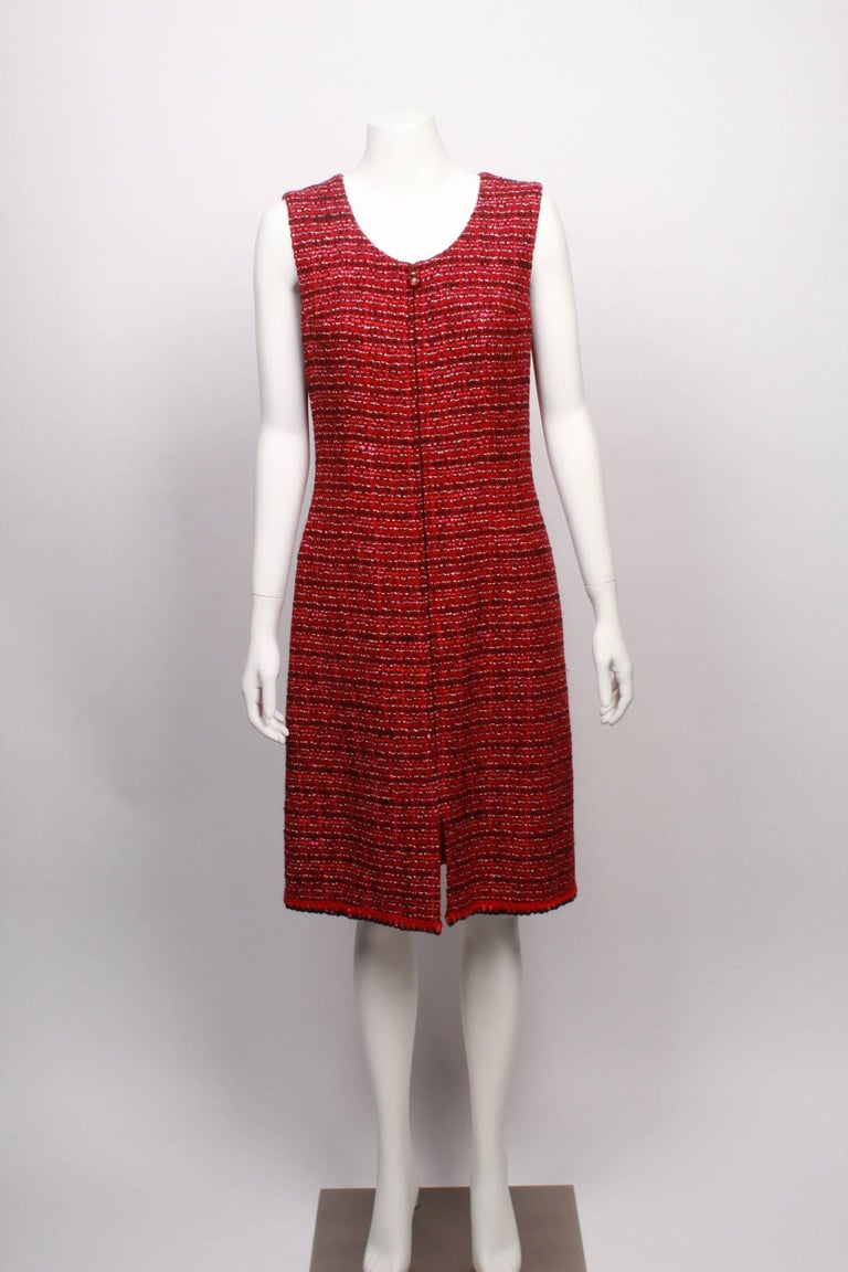 Chanel Tweed Jacket and Dress Ensemble at 1stDibs | chanel tweed suit ...