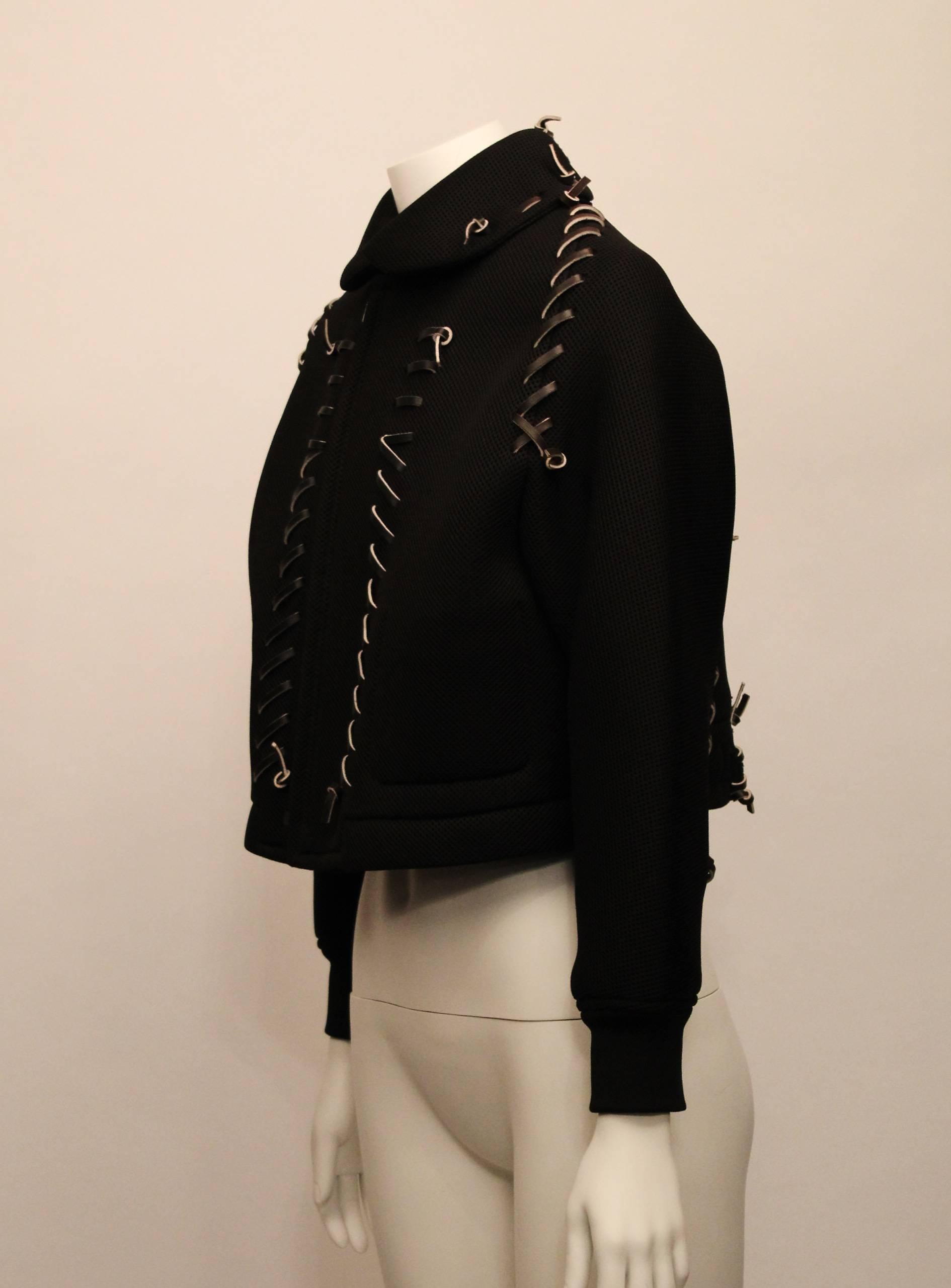 comme des garcons cropped jackets