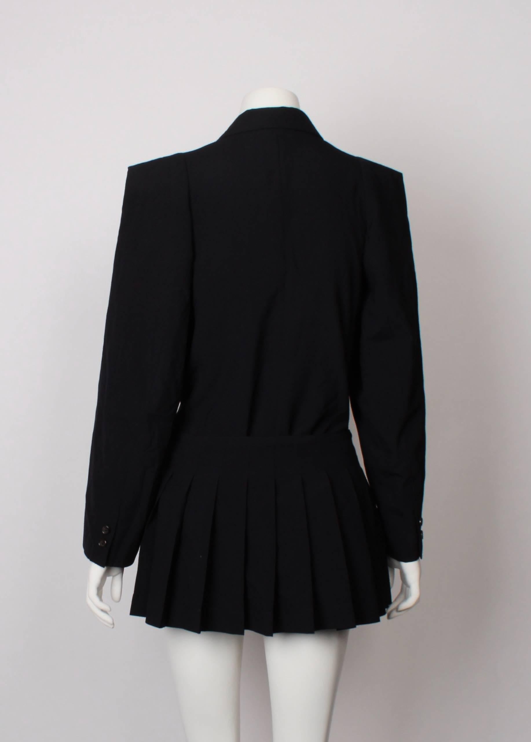 black comme des garcons womens fitted jackets