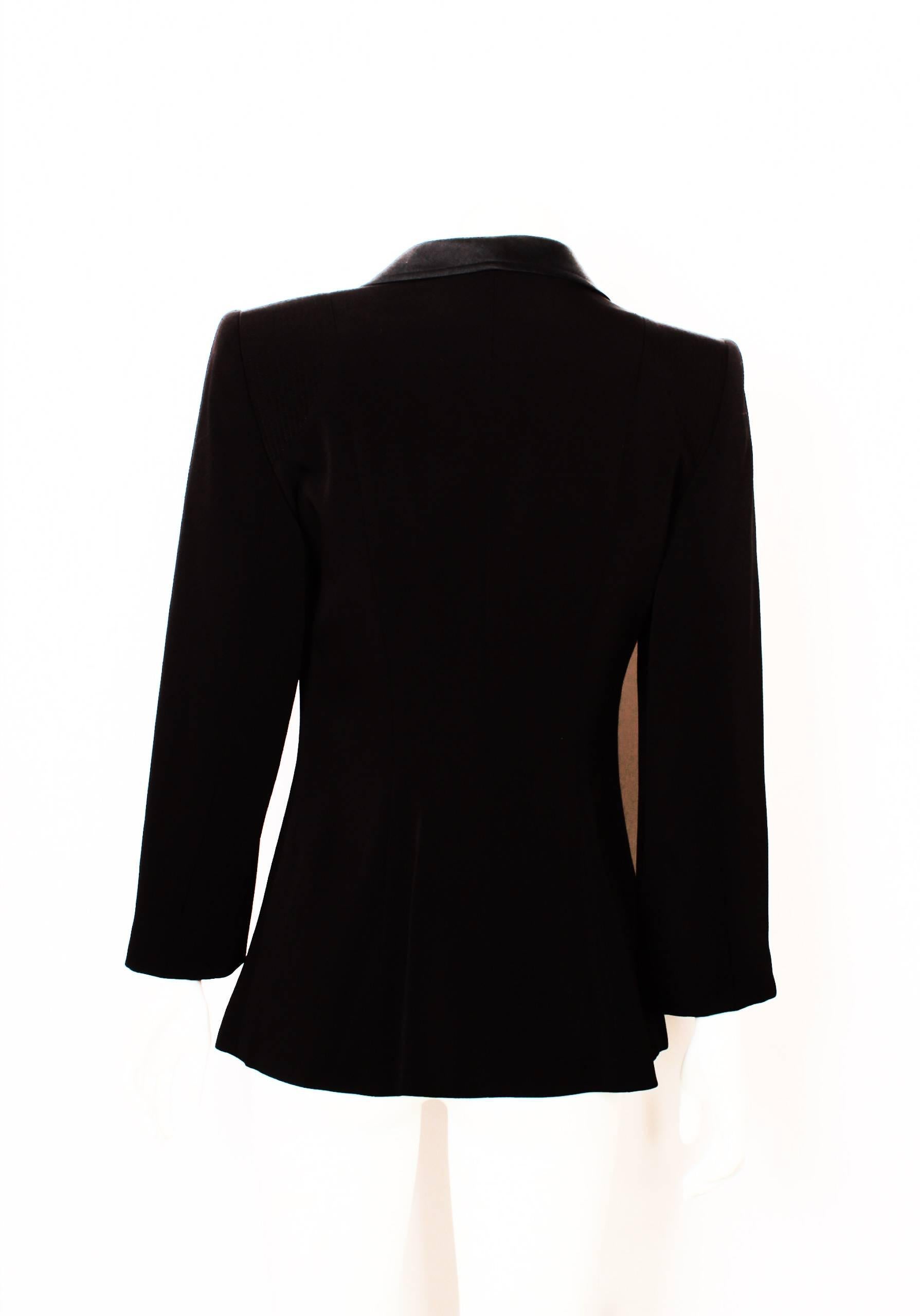 Christian Lacroix Black Charm Jacket In Good Condition In Melbourne, Victoria