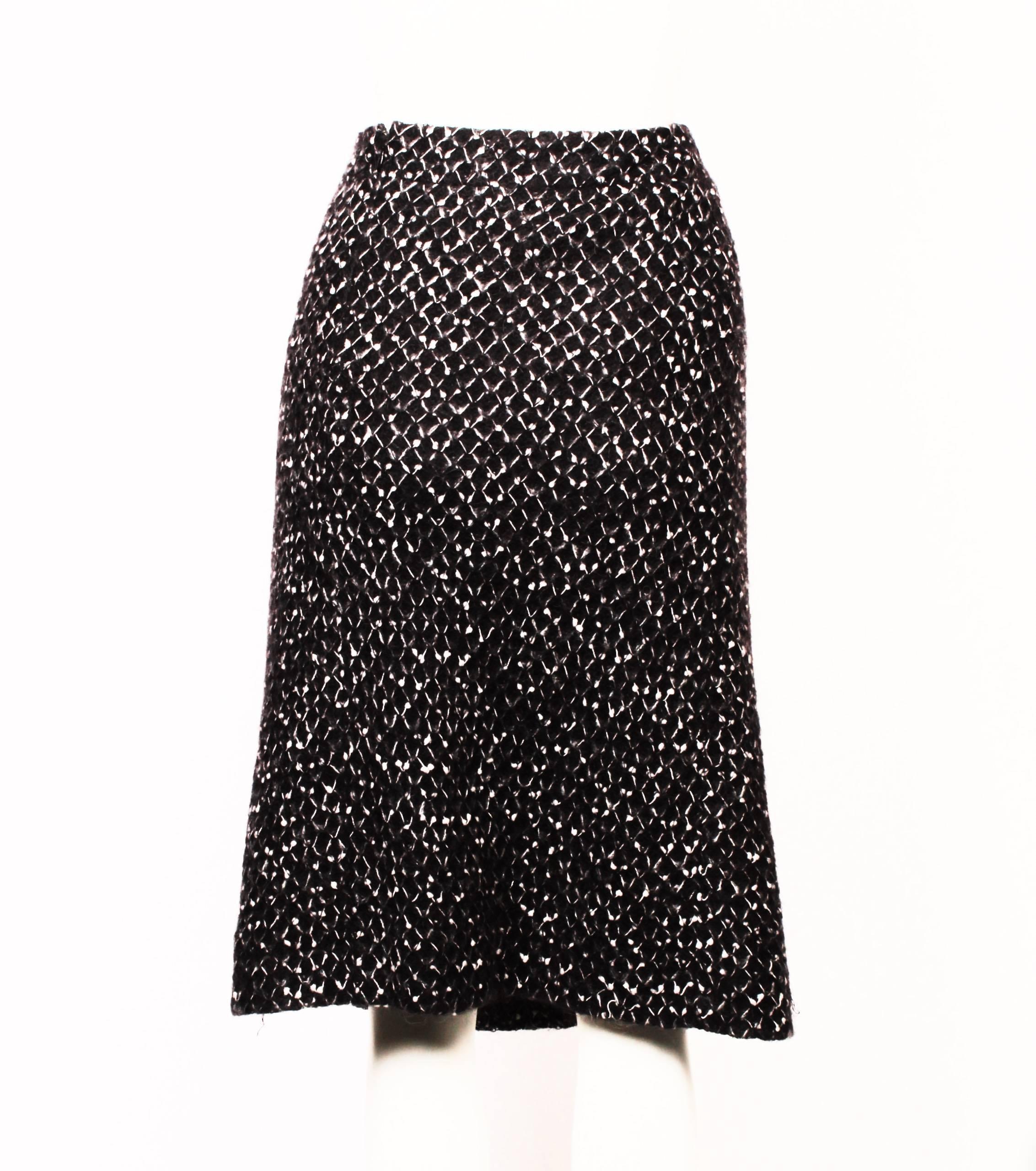 chanel knitted skirts
