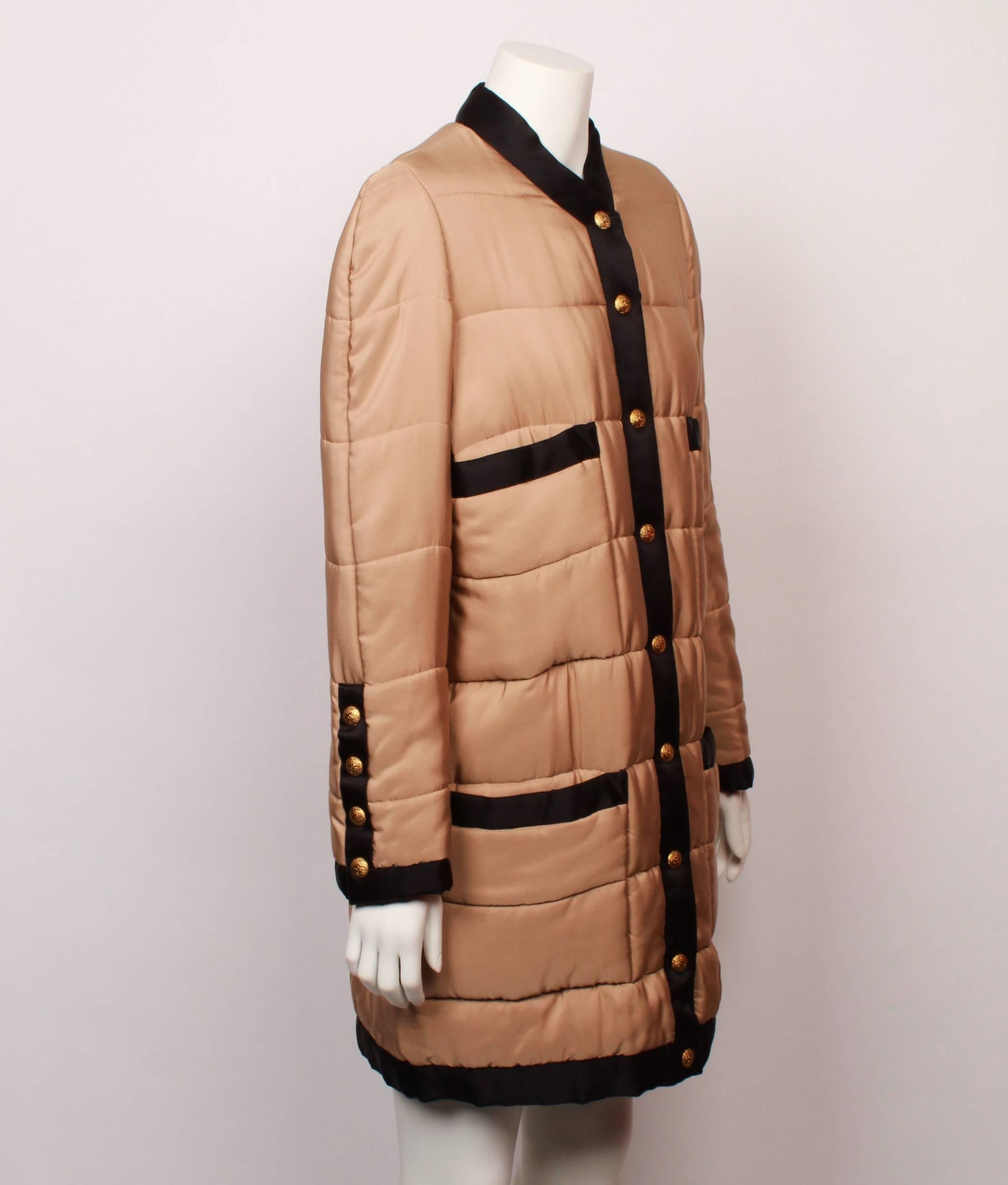 vintage chanel puffer jacket