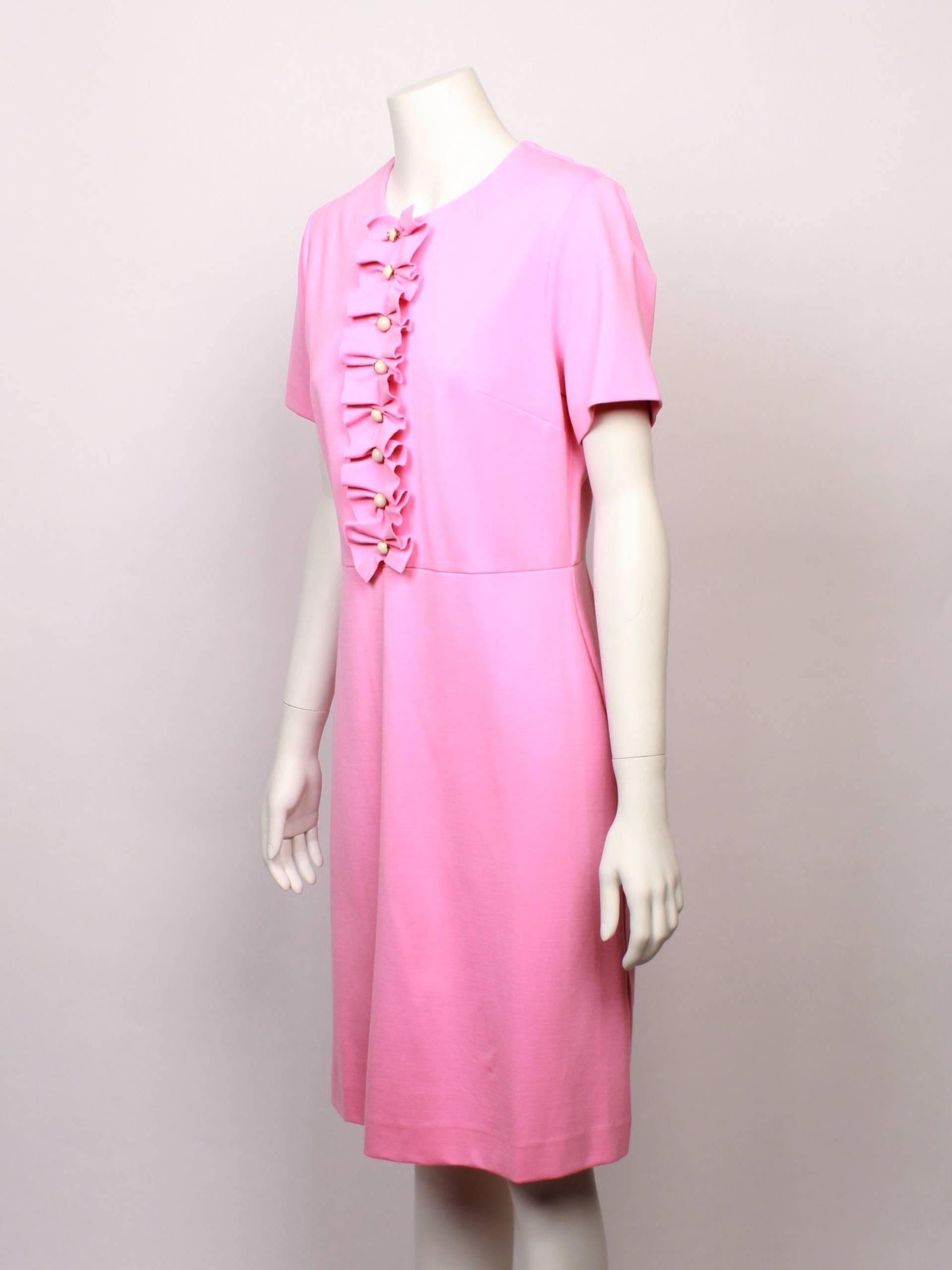 Pink Gucci Frill Dress