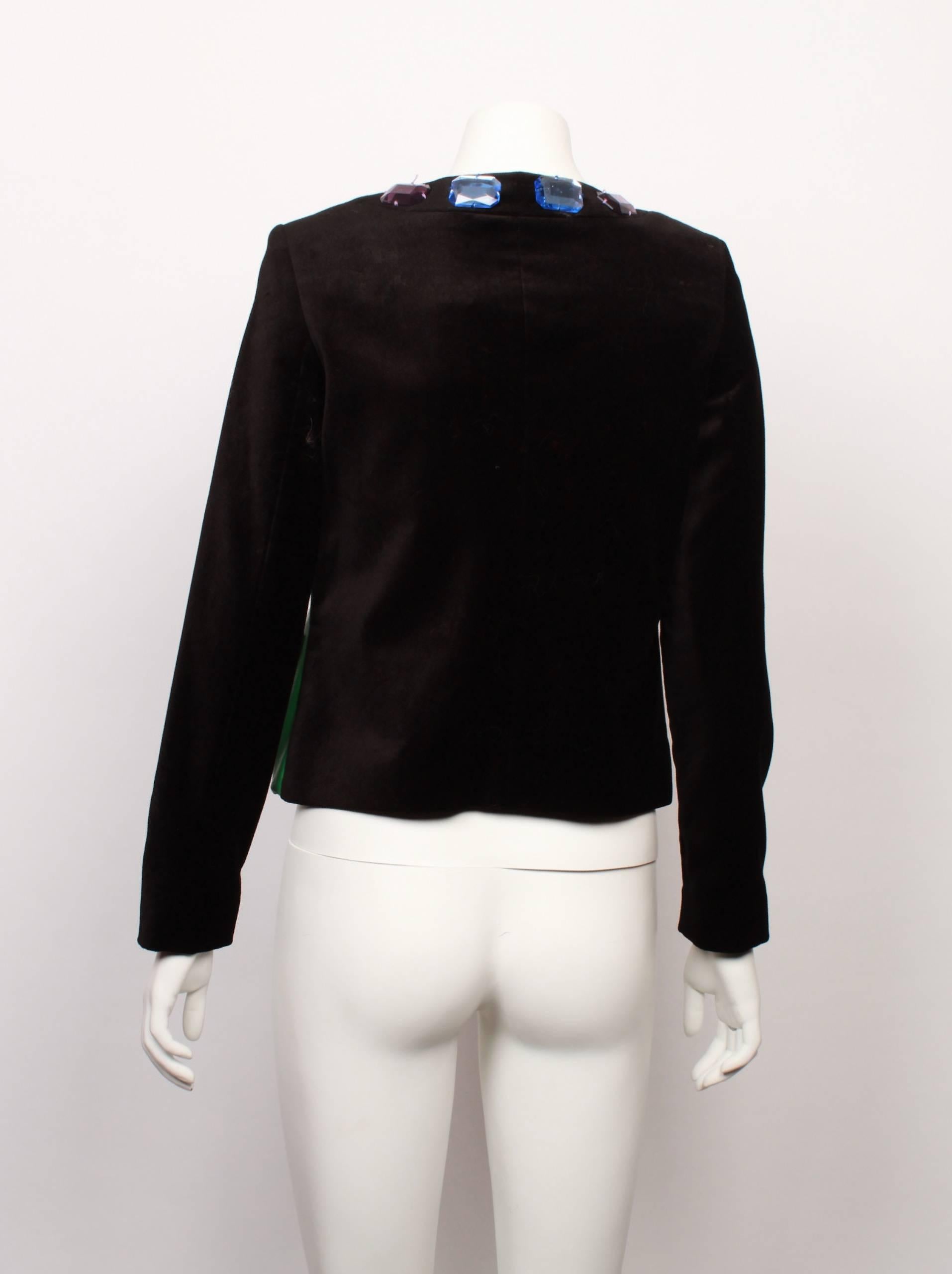 Women's Jean De Castelbajac Mondrian Color blocked Jacket with Jewels  -Original Tags