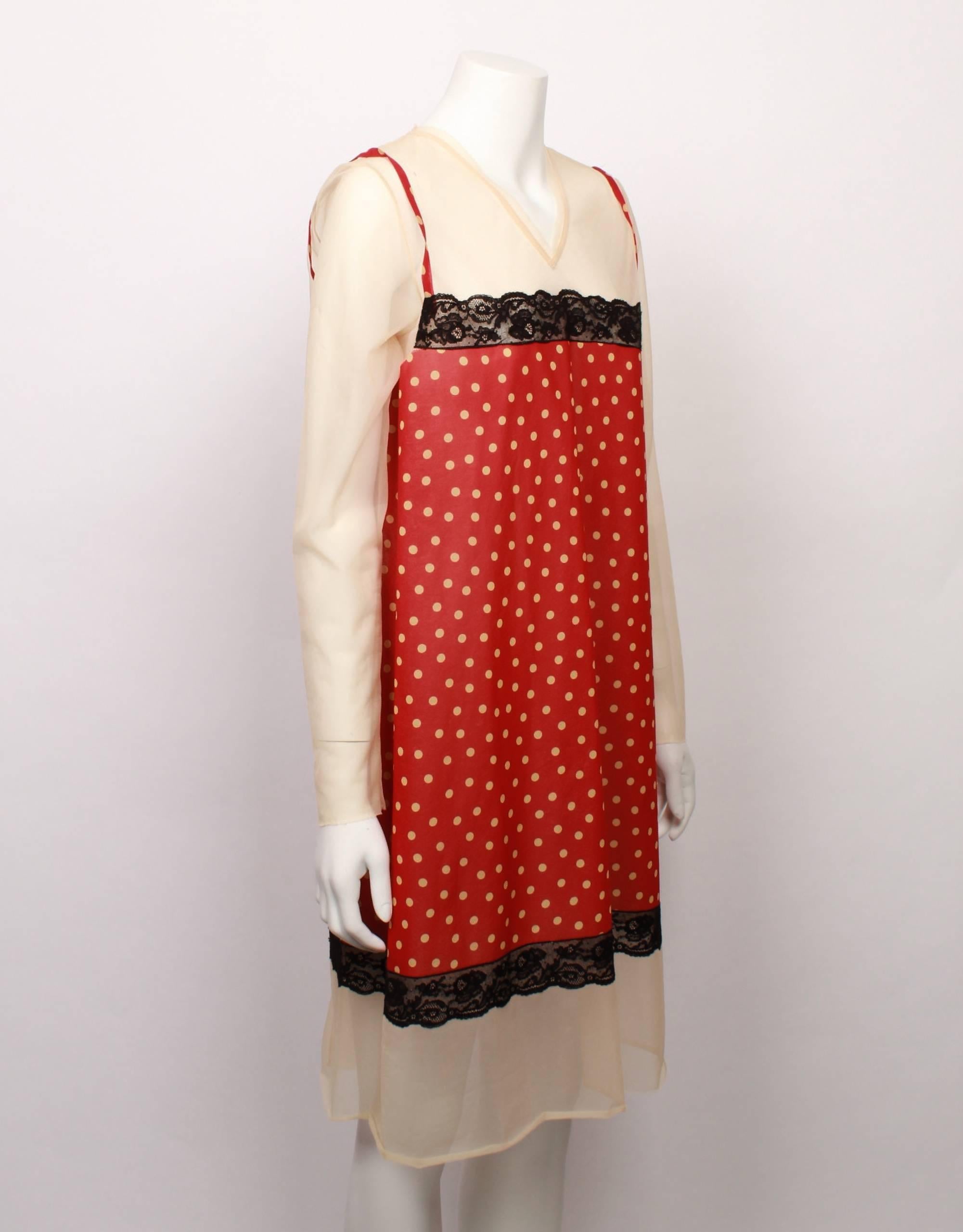 jean paul gaultier polka dot dress