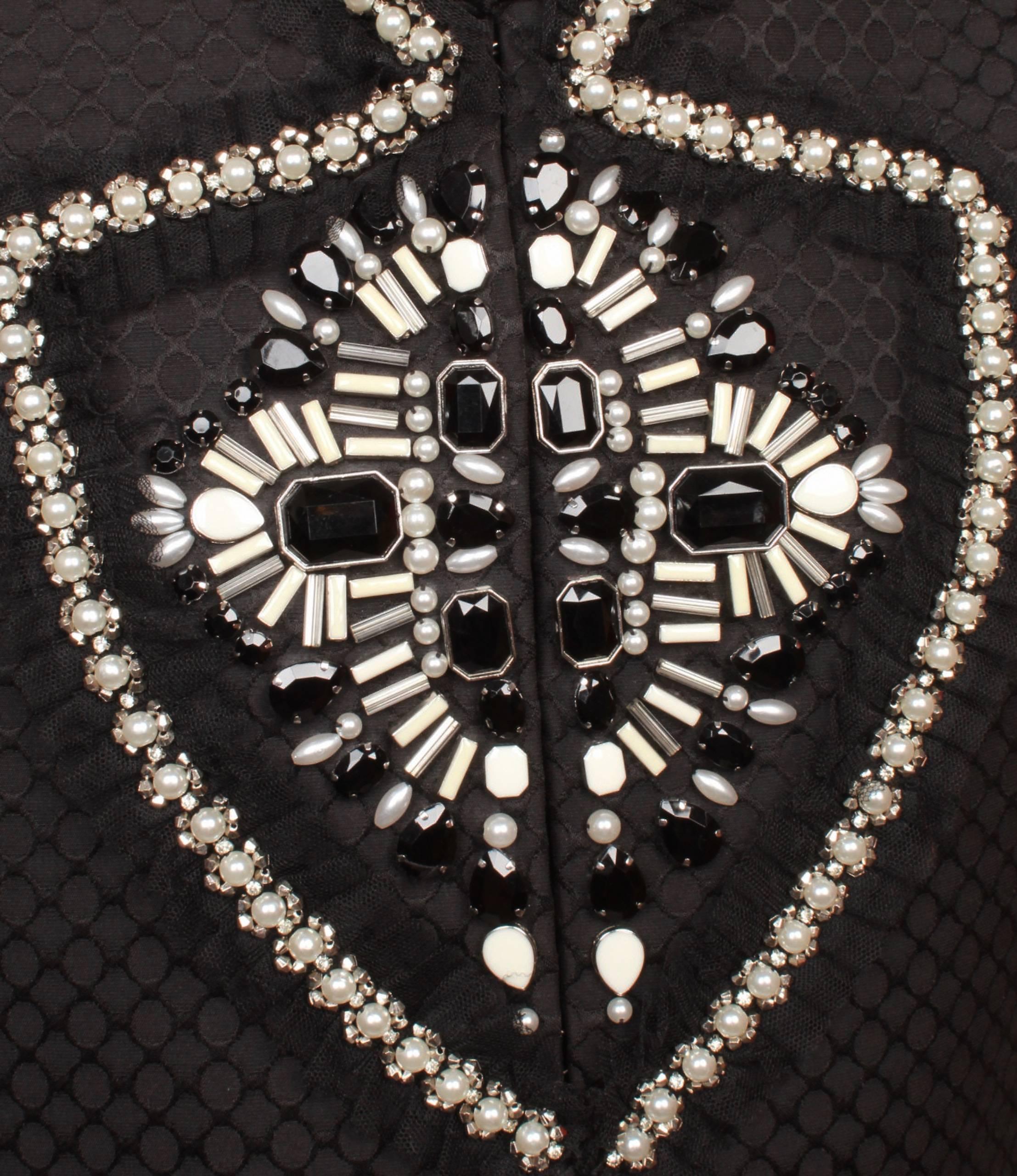Women's Givenchy Jewelled Black Vest