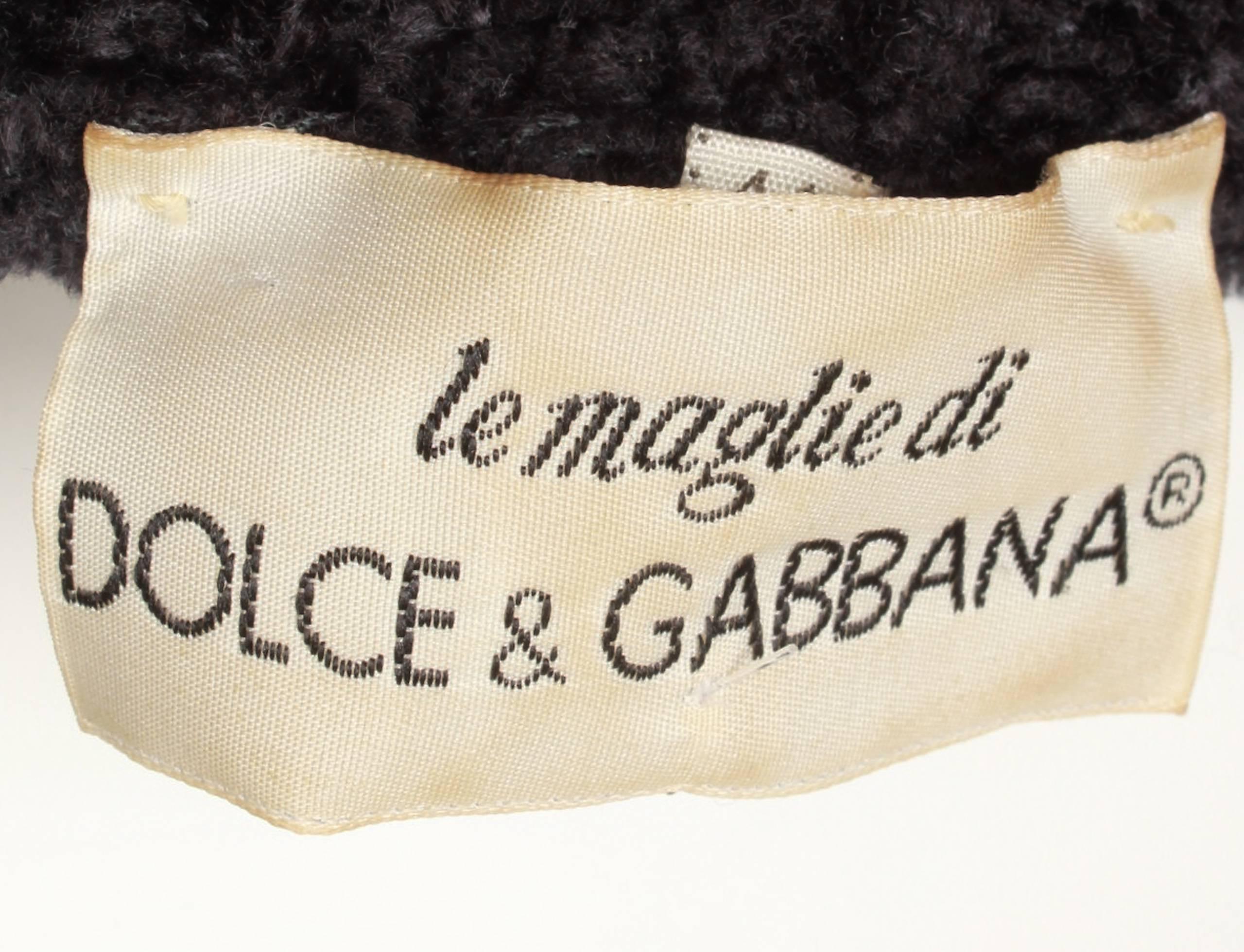 Women's Dolce & Gabbana Cropped Textural Knit Top