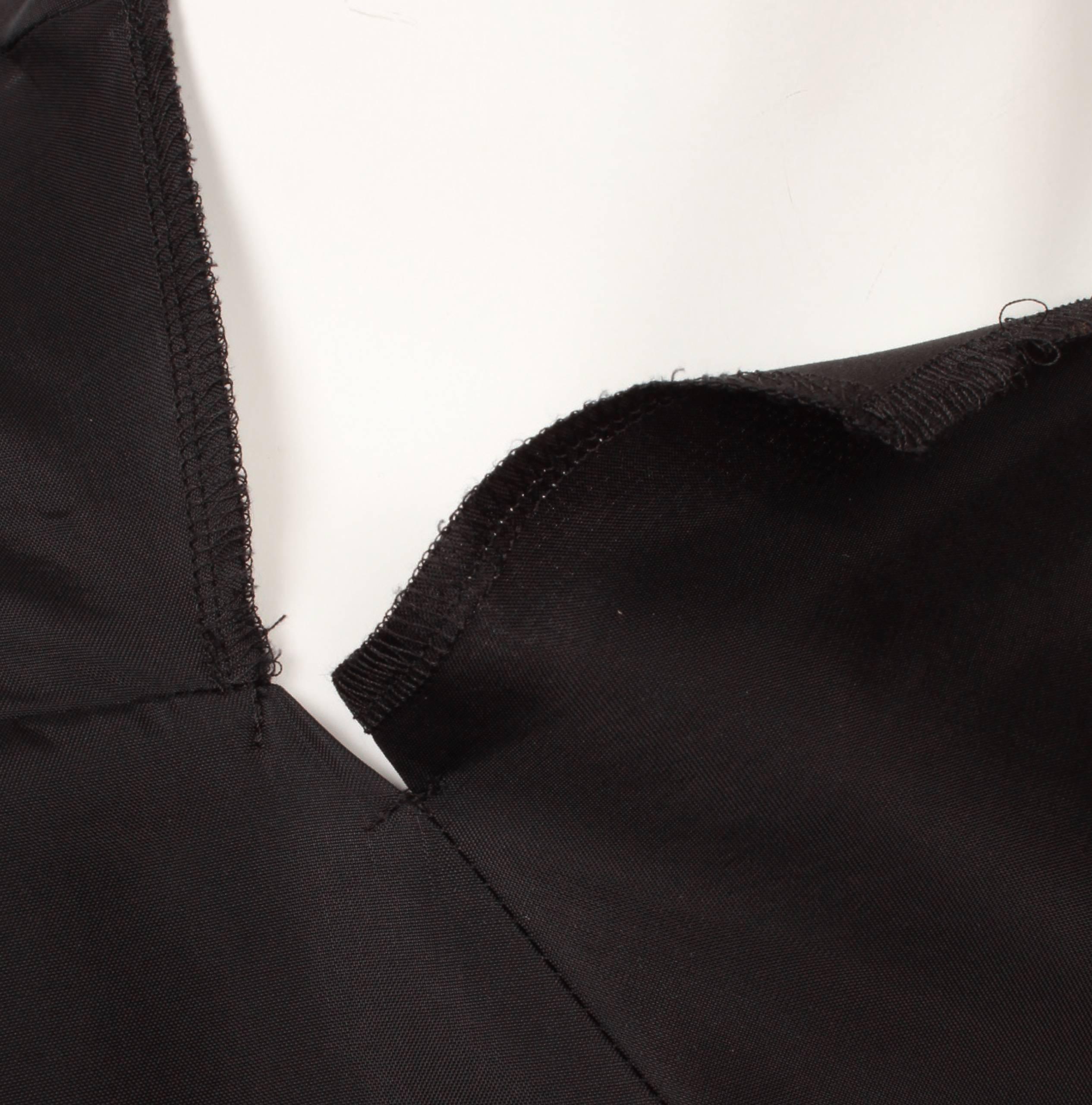 Comme des Garcons Geometric Panel Black Dress S For Sale 2