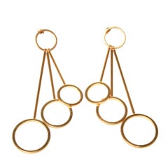 Marni Golden Circle Earrings
