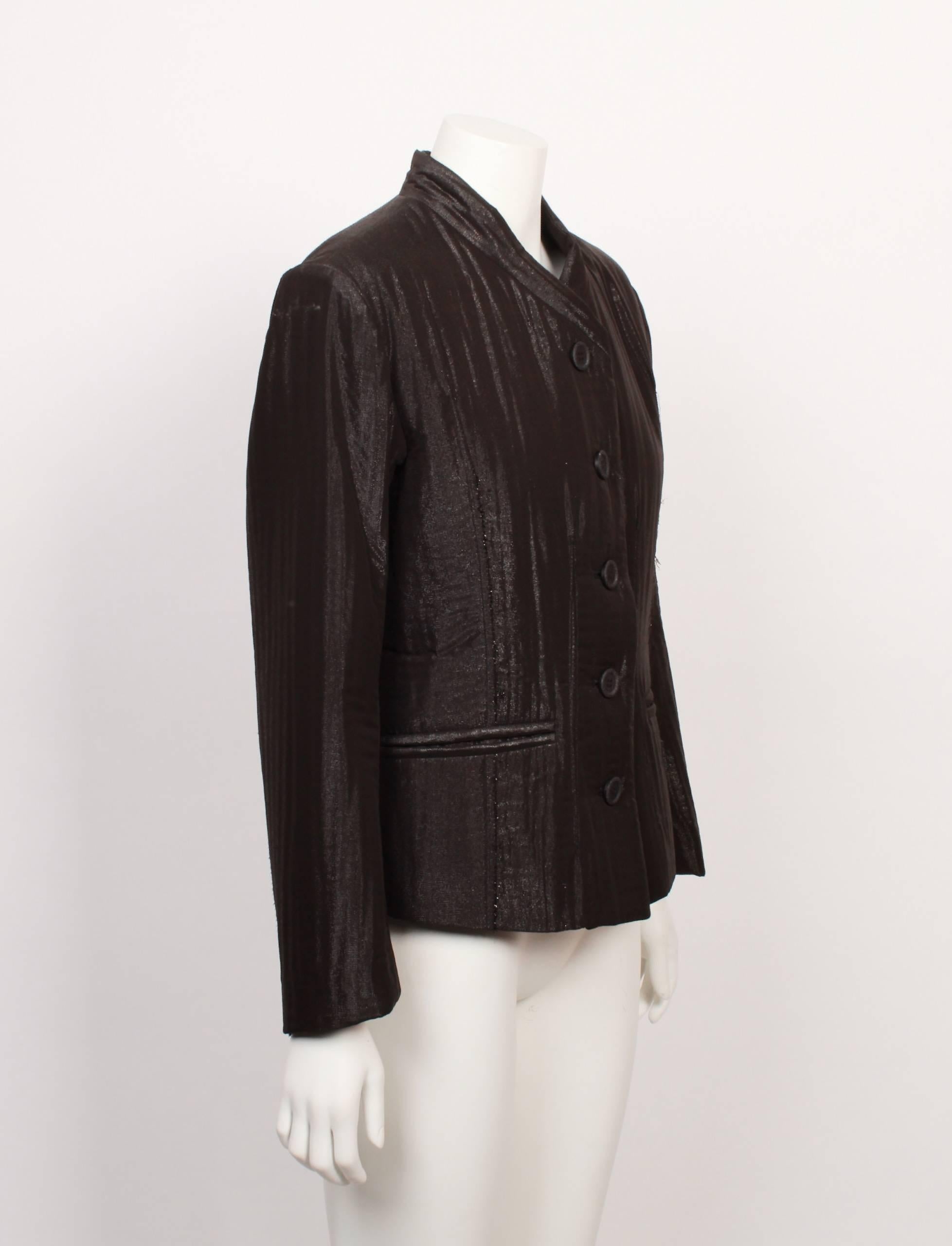 Black Issey Miyake Jacket For Sale