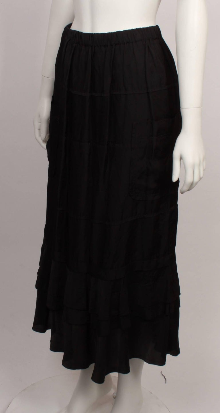 Comme des Garcons Tricot Black Skirt For Sale at 1stDibs