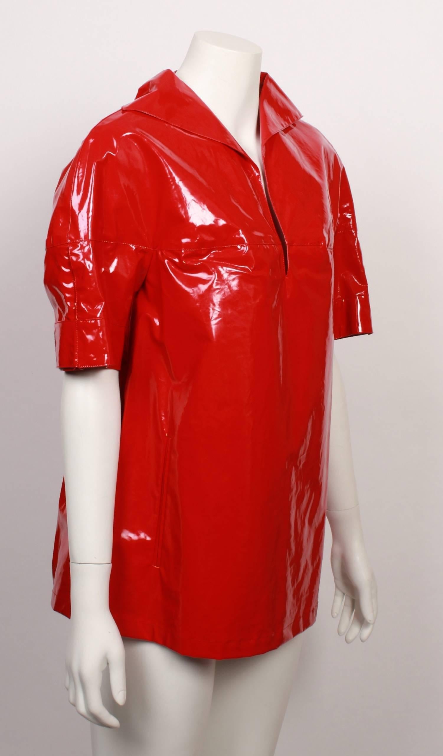 Women's or Men's Prada Waterproof Red Top