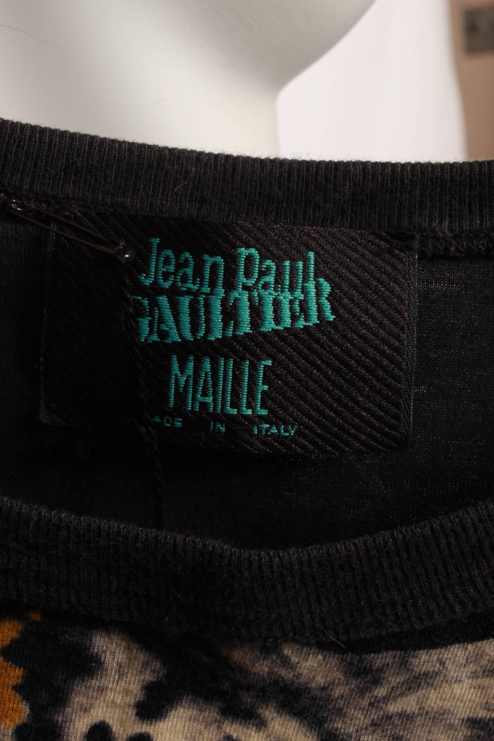 Women's or Men's Jean Paul Gaultier Leopard T-Shirt 