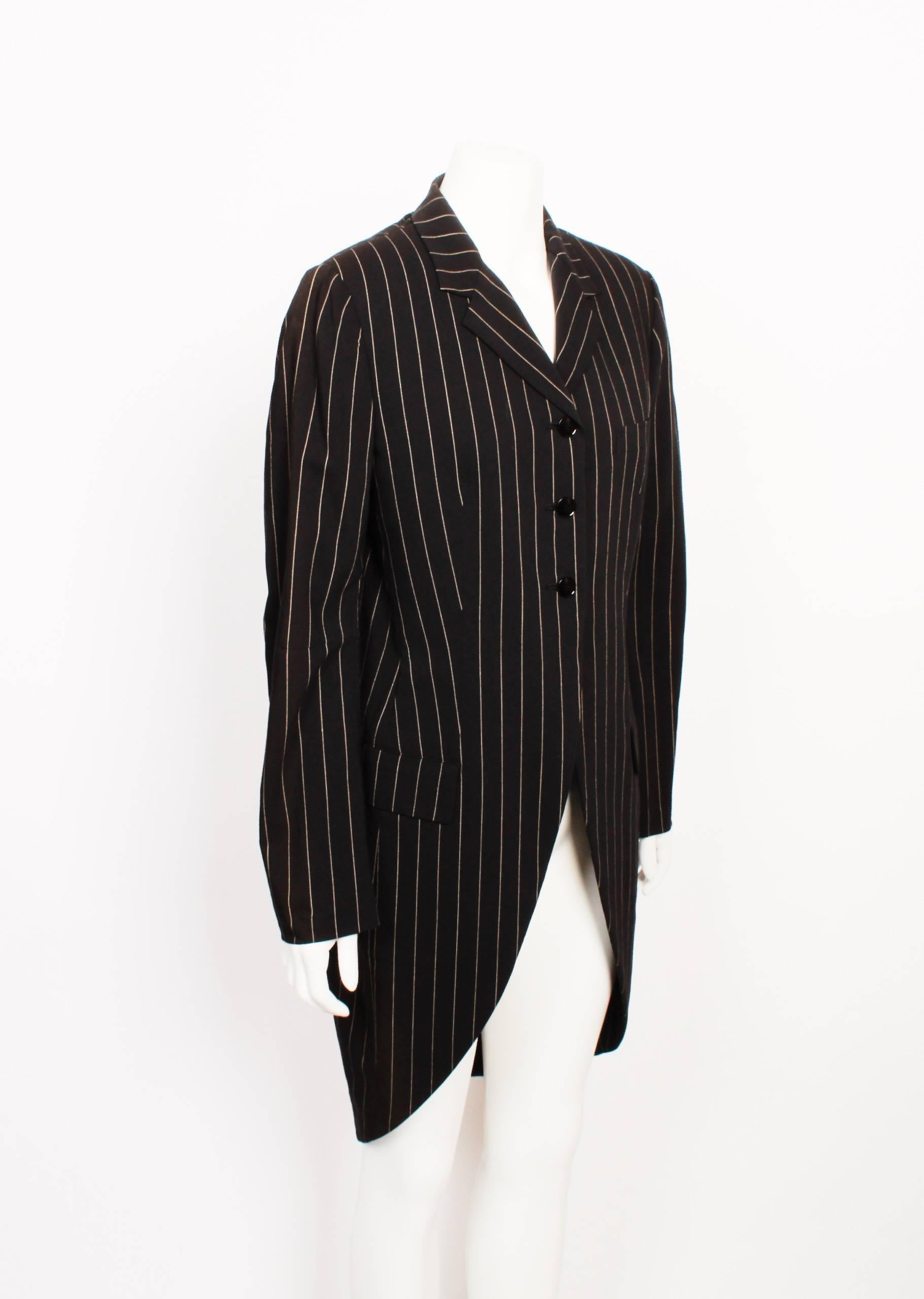 pinstripe coat