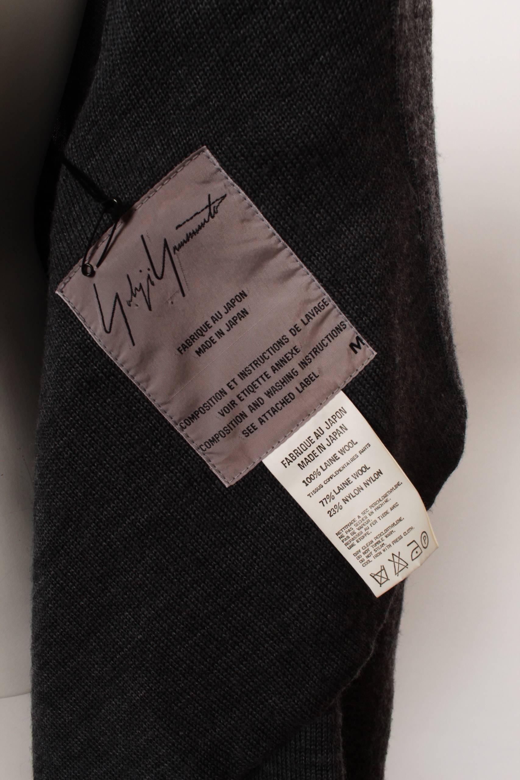 Women's Yohji Yamamoto Deconstructed Wool Jacket.  For Sale