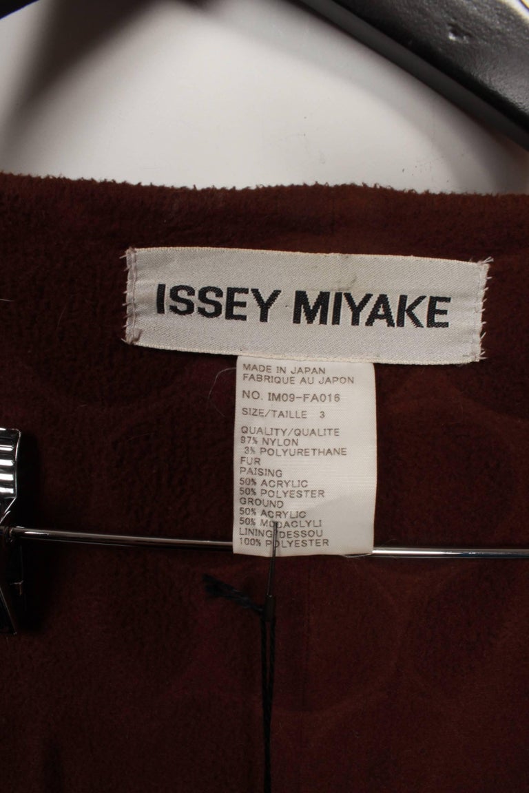 Issey Miyake Egg-Carton Coat For Sale at 1stDibs