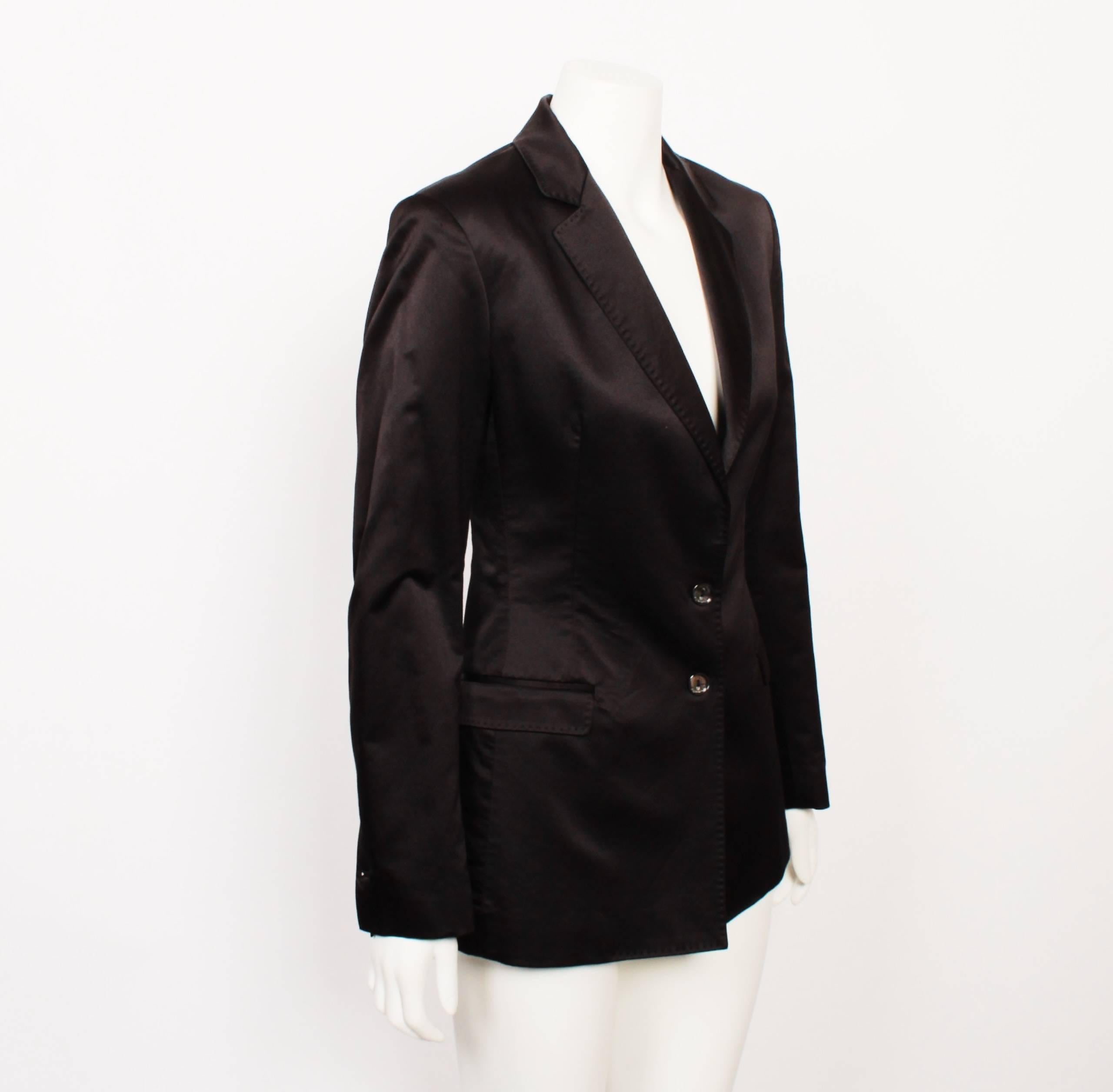 Versus by Versace Black Blazer   In Excellent Condition For Sale In Melbourne, Victoria