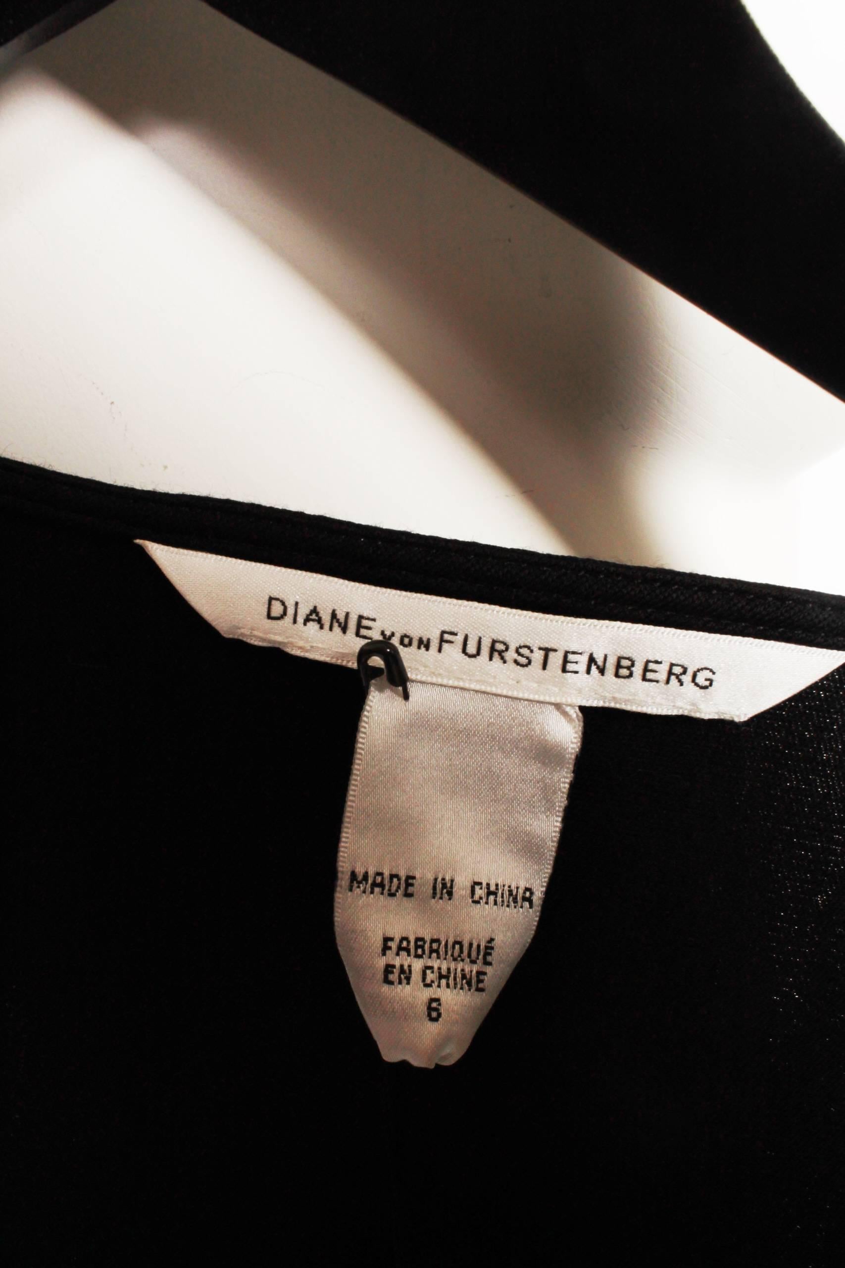 Women's or Men's Diane Von Furstenberg Jersey Wrap Dress With Petal Sleeves